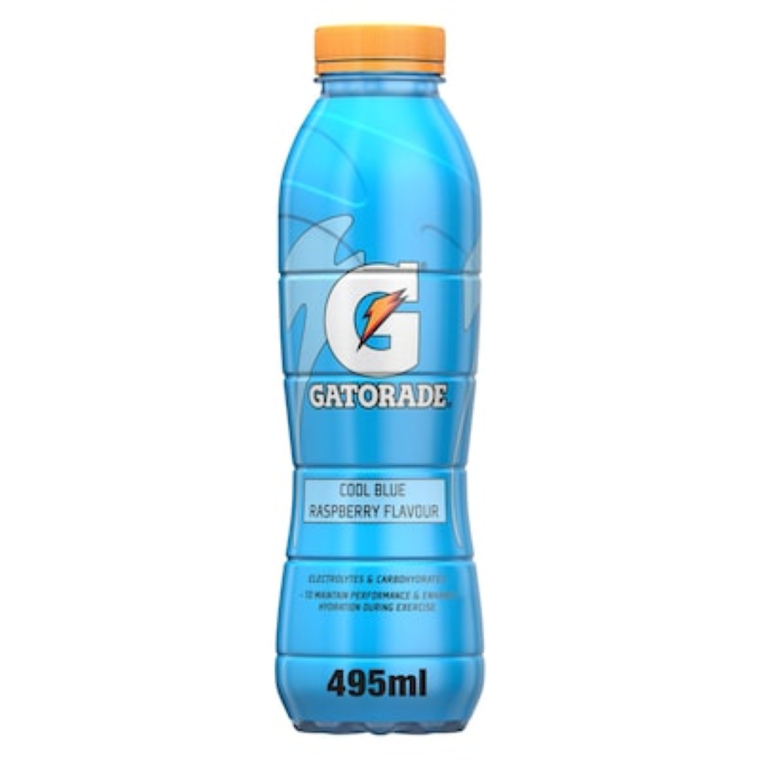 GATORADE DRINK BLUE RASPBERRY 495ML